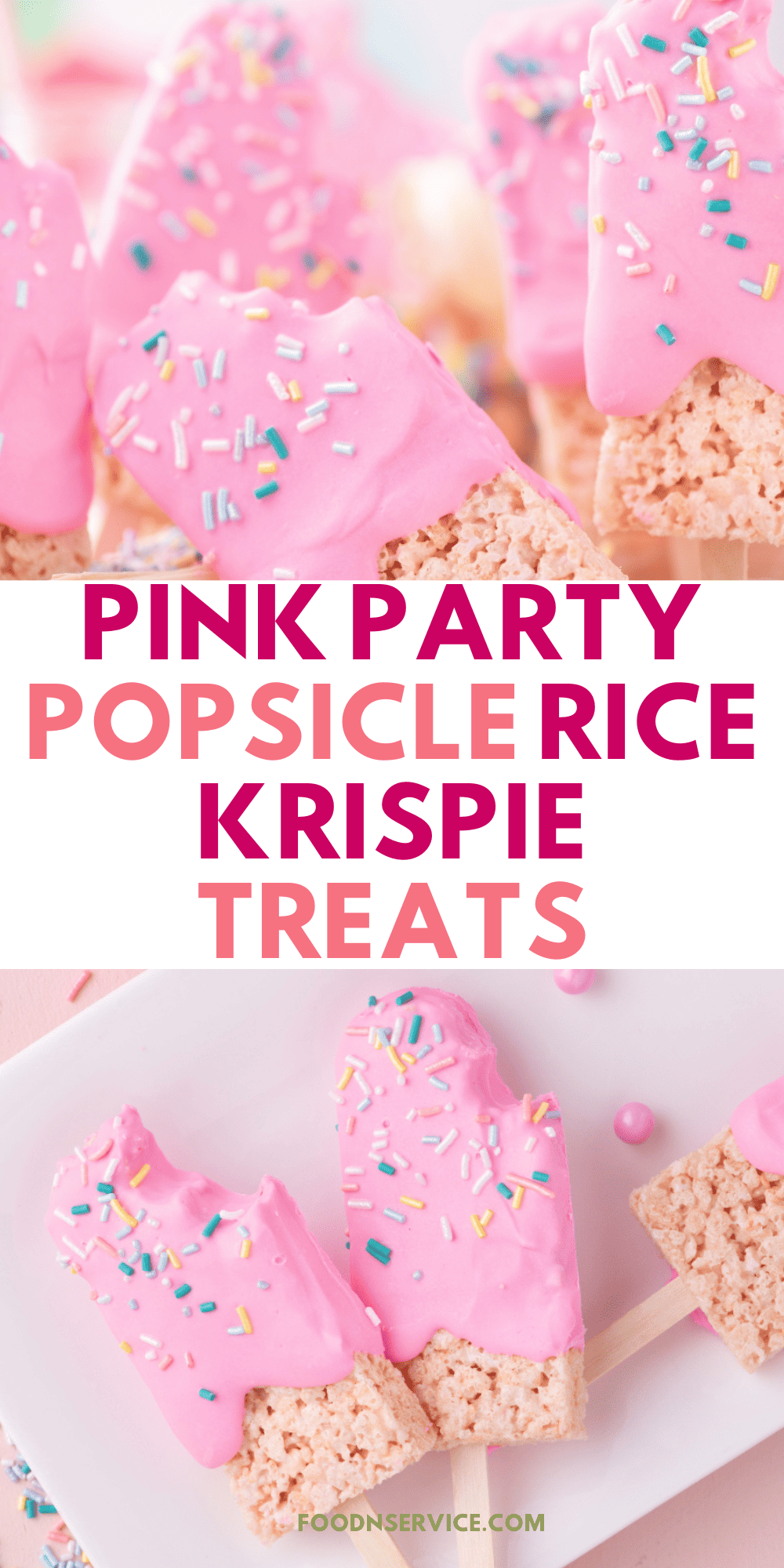 Pink Popsicle Rice Krispie Treats FoodnService