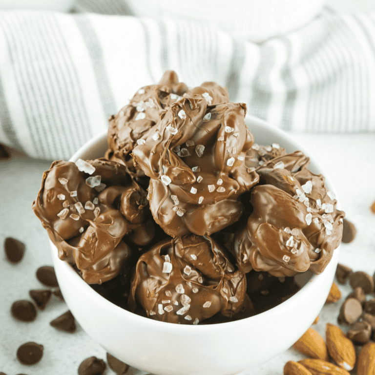 Sea Salt Chocolate Almond Clusters