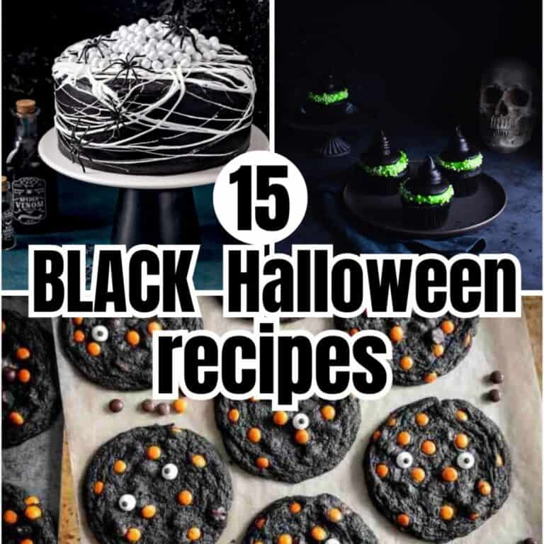 Black Recipes for Halloween