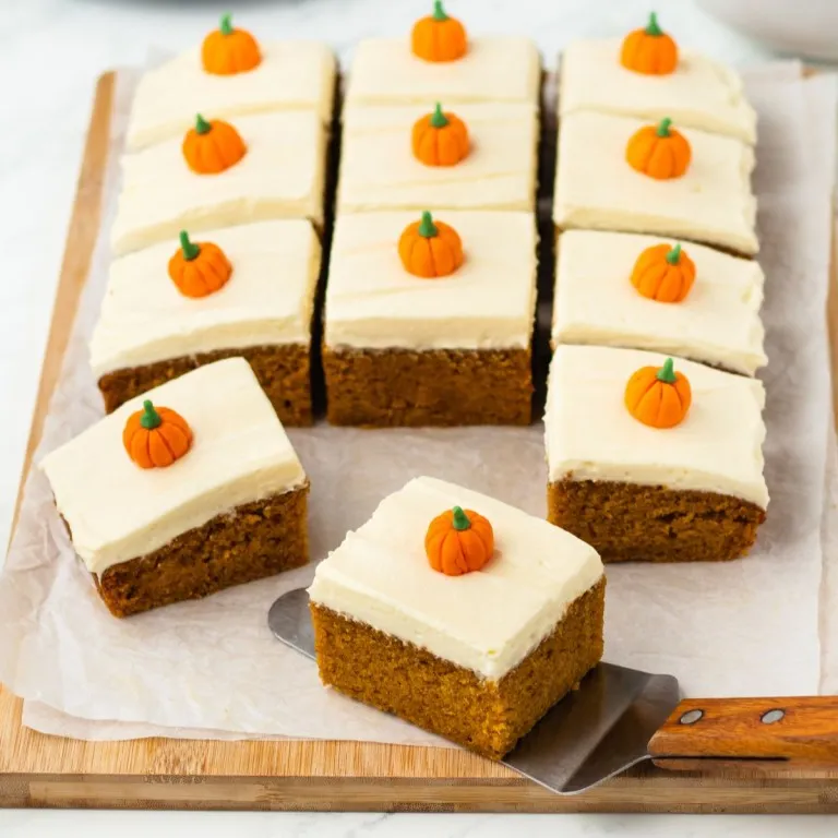 Pumpkin Cake with Cream Cheese Frosting
