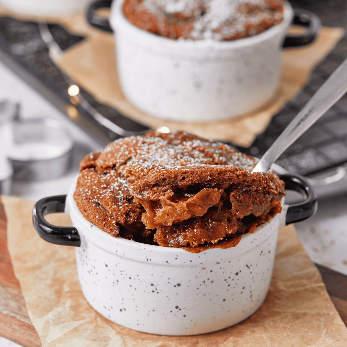 Gingerbread Pudding Cakes