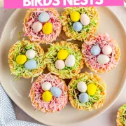 Easter Rice Krispies Birds Nests