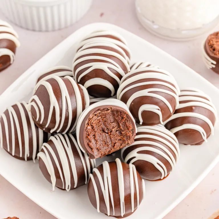 Easy Brownie Balls Recipe (Fudgy Brownie Truffles)