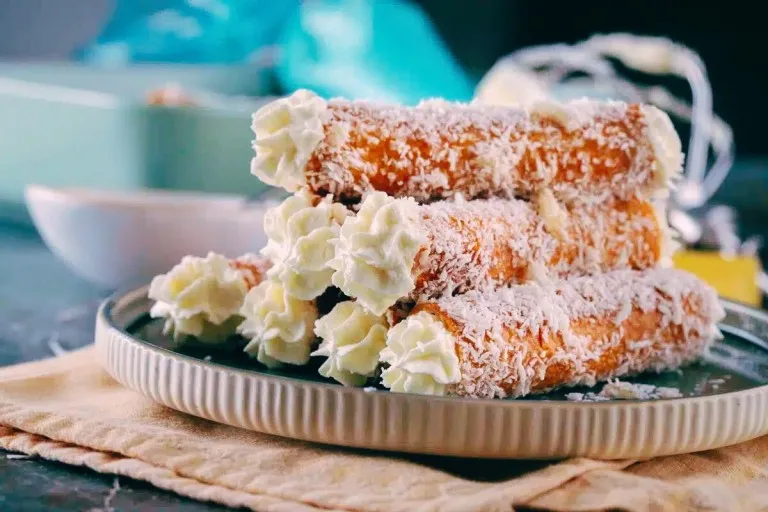 Cream cheese cannolis.