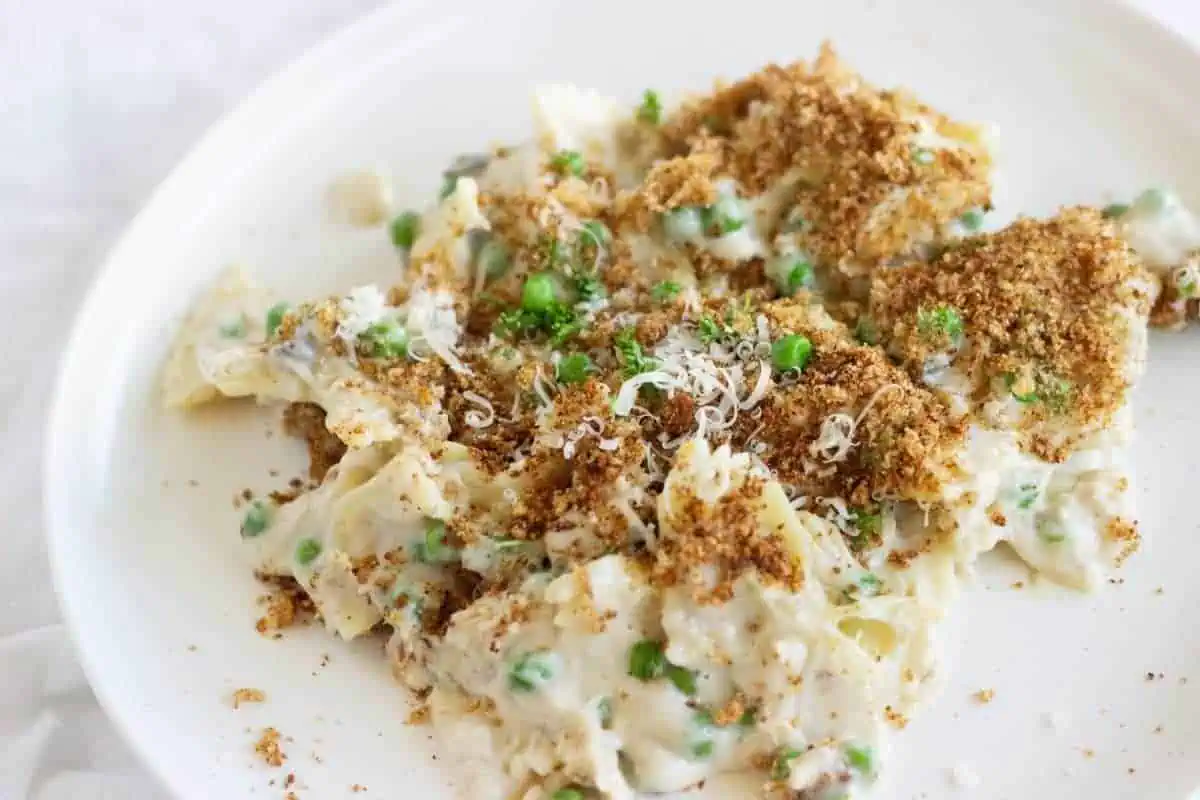 Tuna noodle casserole.