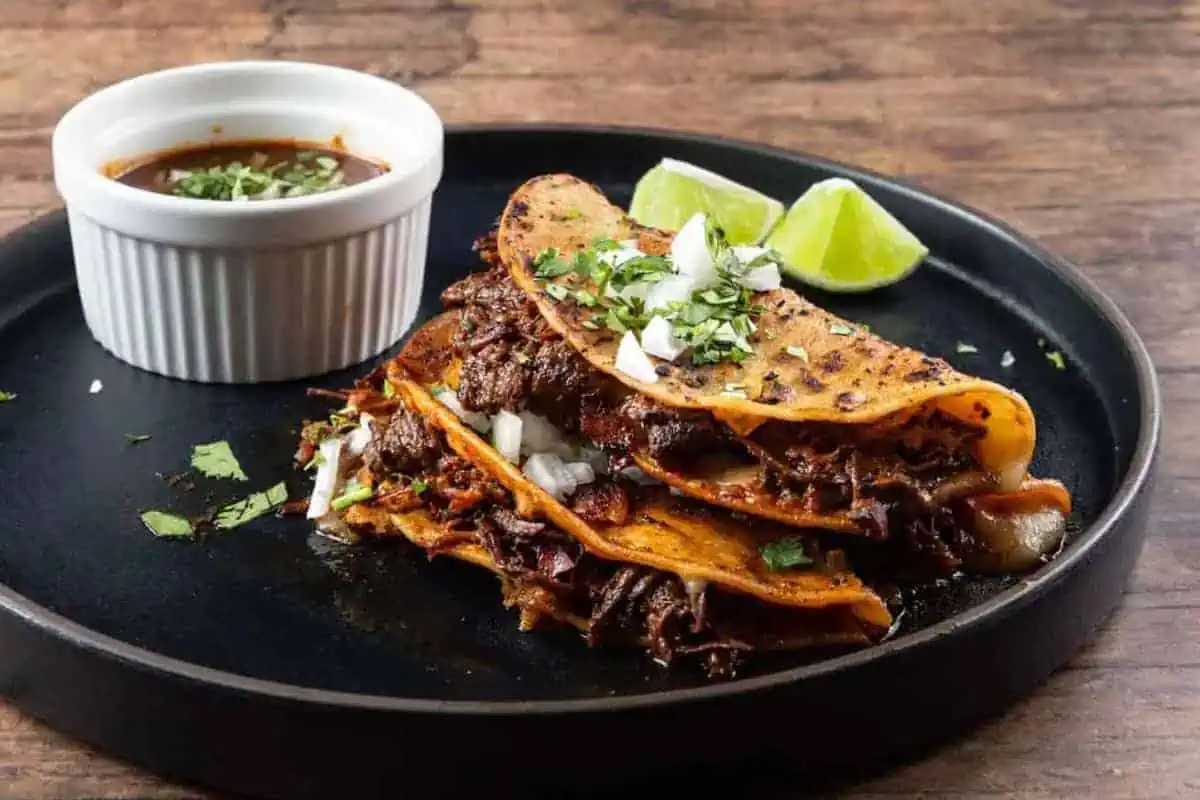 Birria tacos.