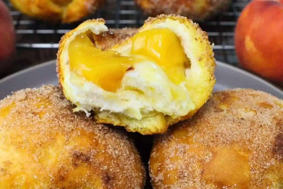 Peach pie biscuit bombs.