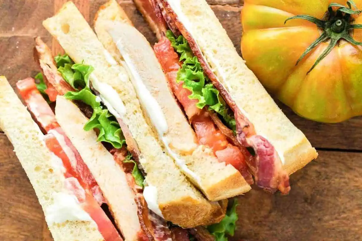 A BLT sandwich.