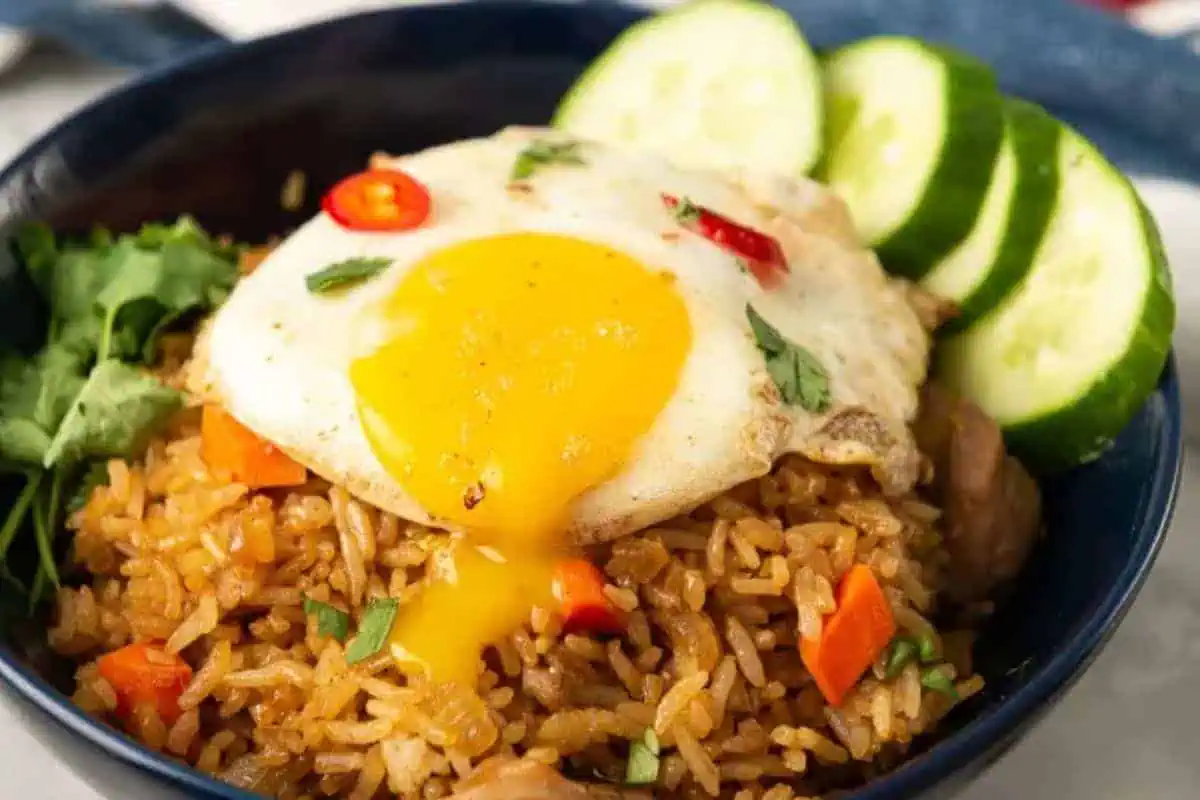 Indonesian fried rice.