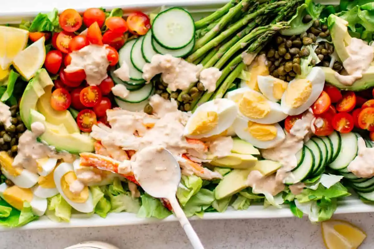 A Crab Louie salad.