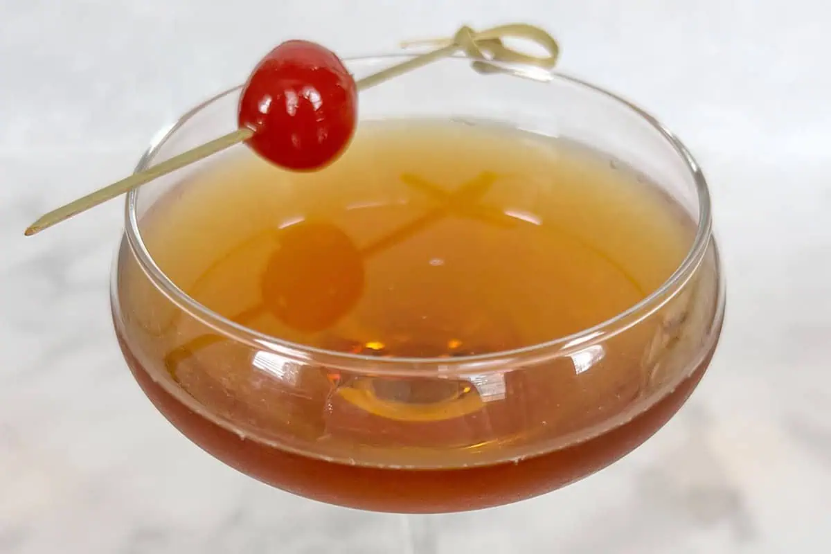A Manhattan cocktail.