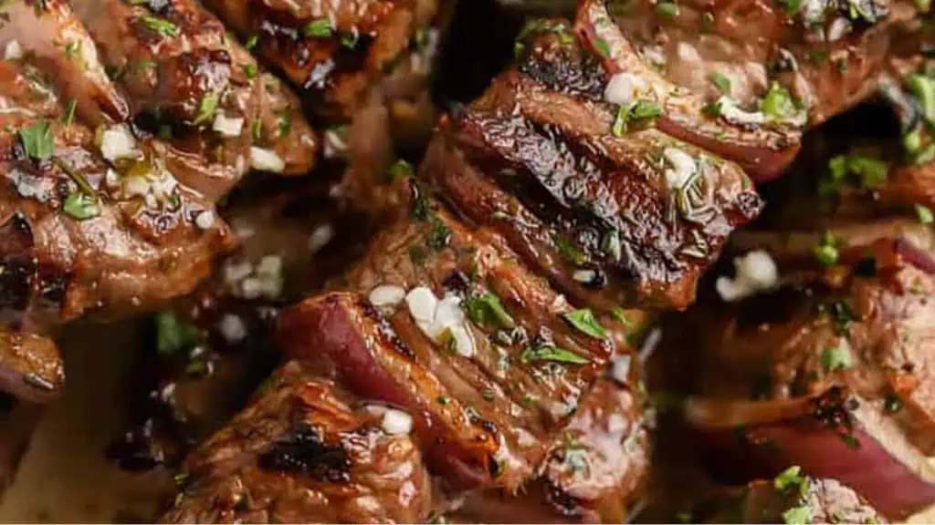 Garlic Butter Steak Kabobs