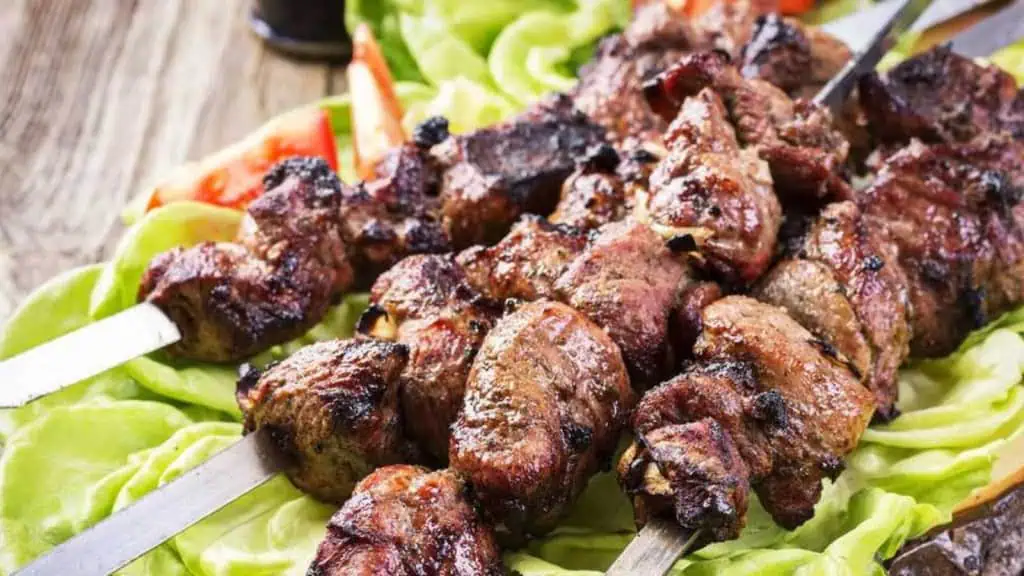 Lamb Souvlaki Skewers
