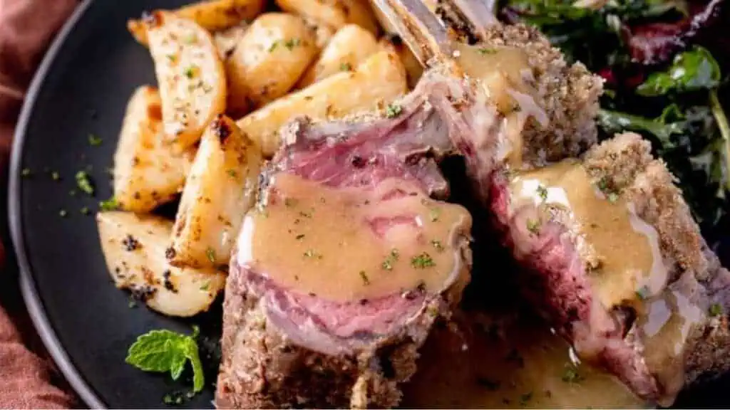 Mustard Crusted Rack of Lamb