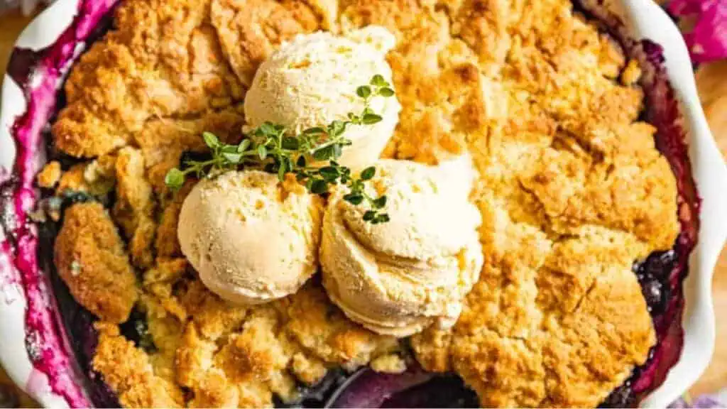 Old Fashioned Blueberry Cobbler Recipe