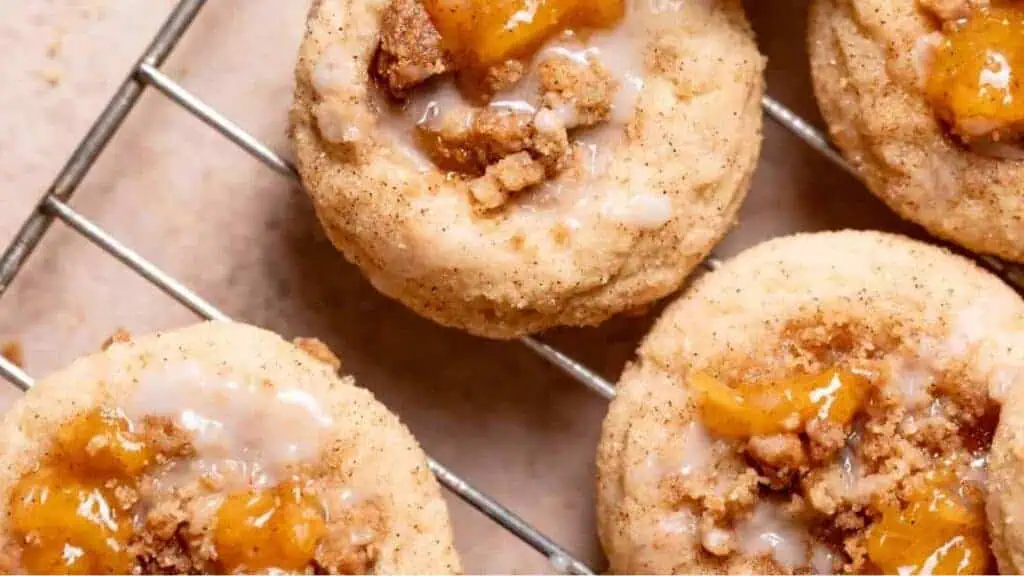 Peach Cobbler Cookies