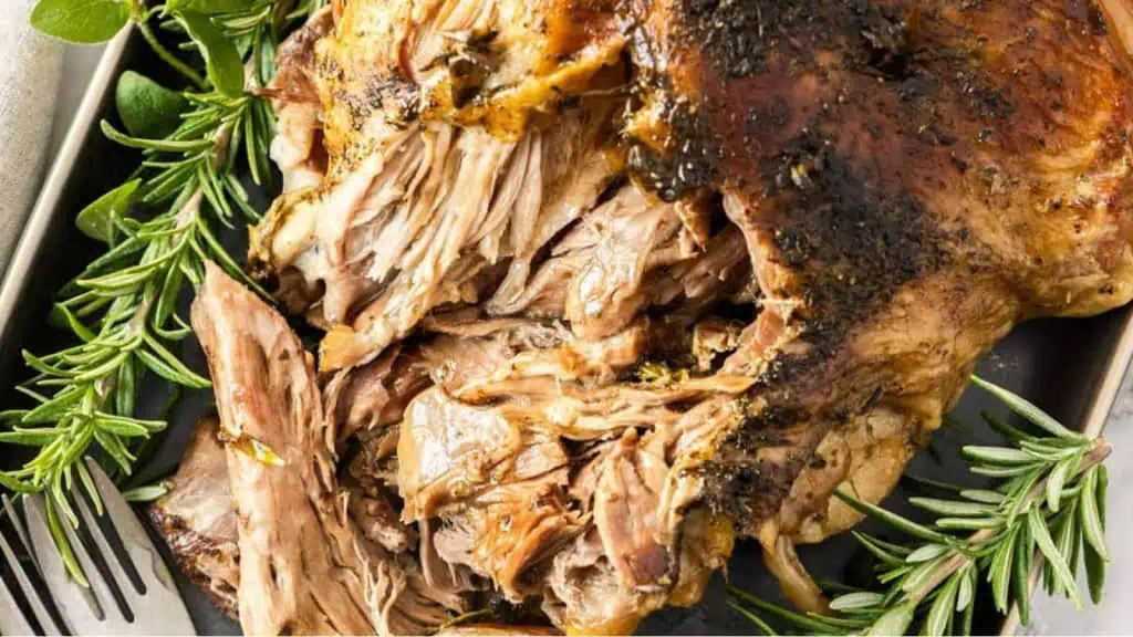 Slow Roasted Leg of Lamb