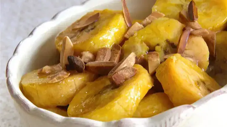 Plantains in Butter Rum Sauce