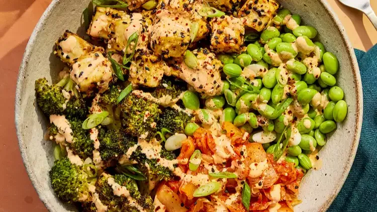 Broccoli & Kimchi Rice Bowl