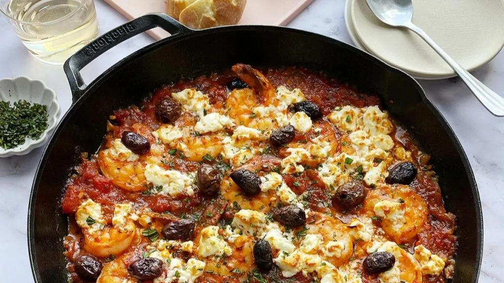 Shrimp Saganaki