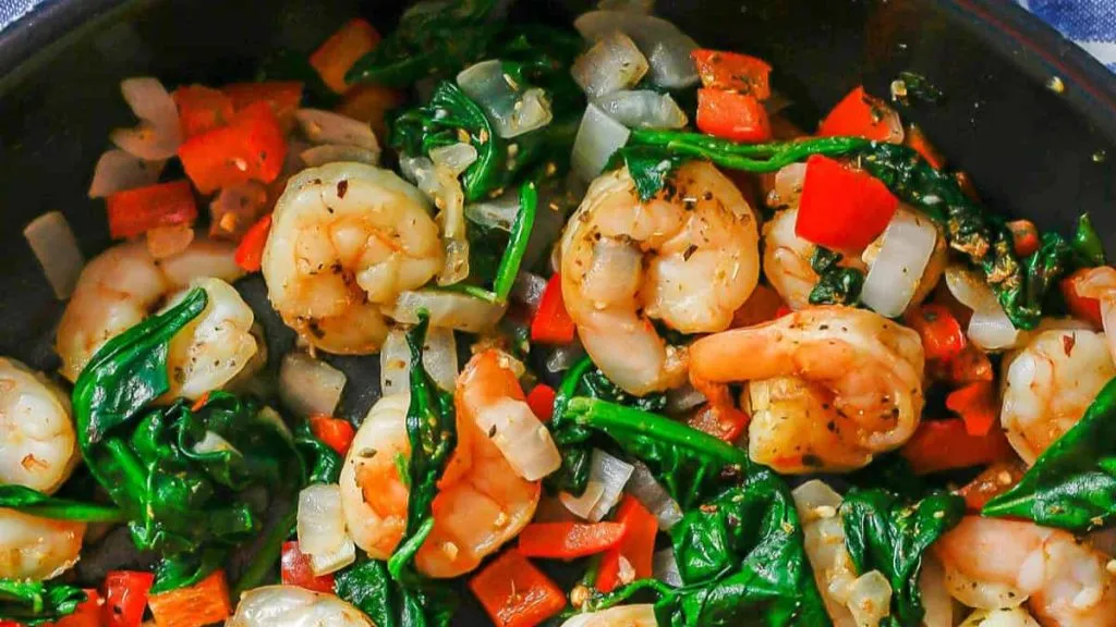 Mediterranean Shrimp Skillet for Two