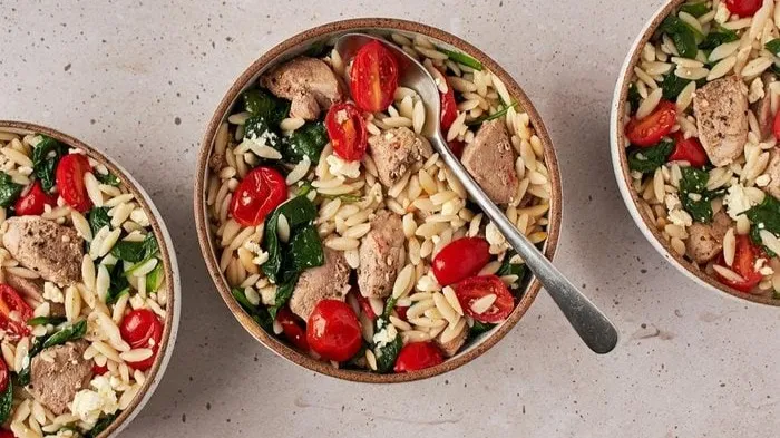 Savory Pork and Orzo Delight