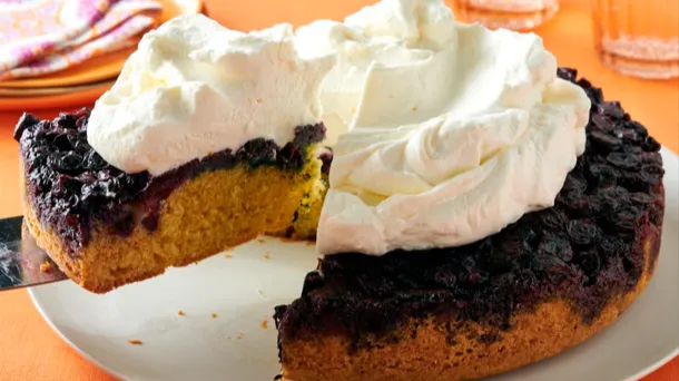 Blueberry Upside Down Cake