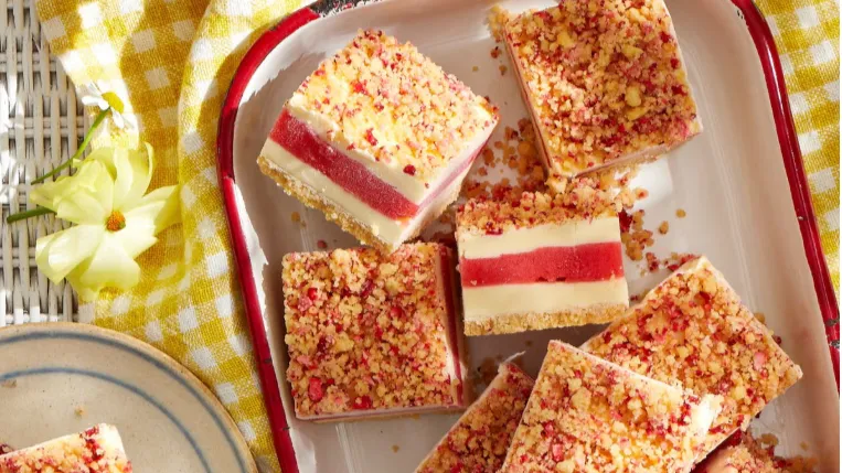 Strawberry Shortcake Ice-Cream Bars