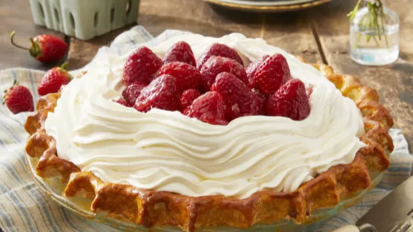 Double-Strawberry Pie with Classic Crust