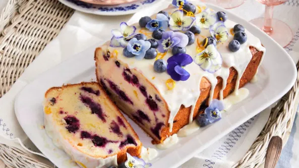 Blueberry-Lemon Loaf Cake
