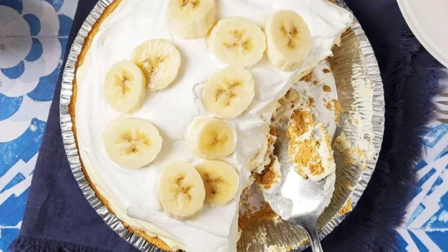 Banana Cream Pie with Pudding