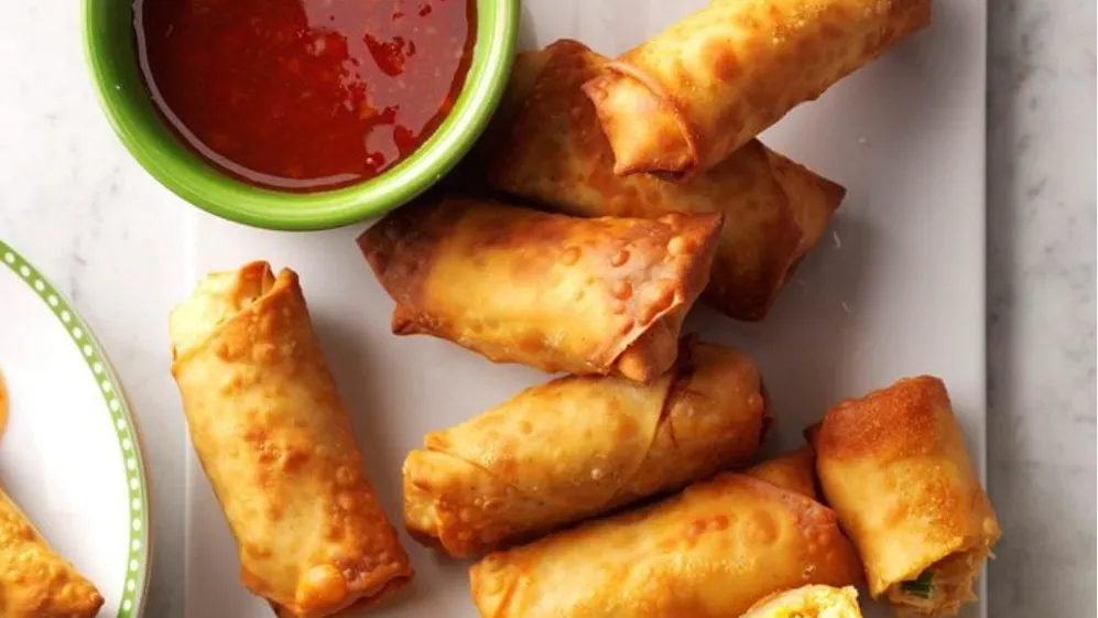 Crispy Sriracha Spring Rolls