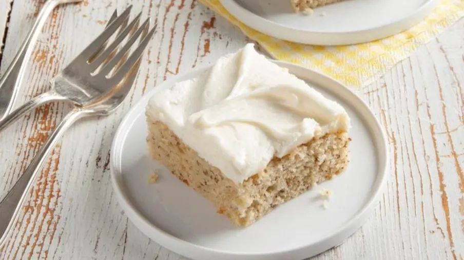 Banana Bars with Cream Cheese Frosting