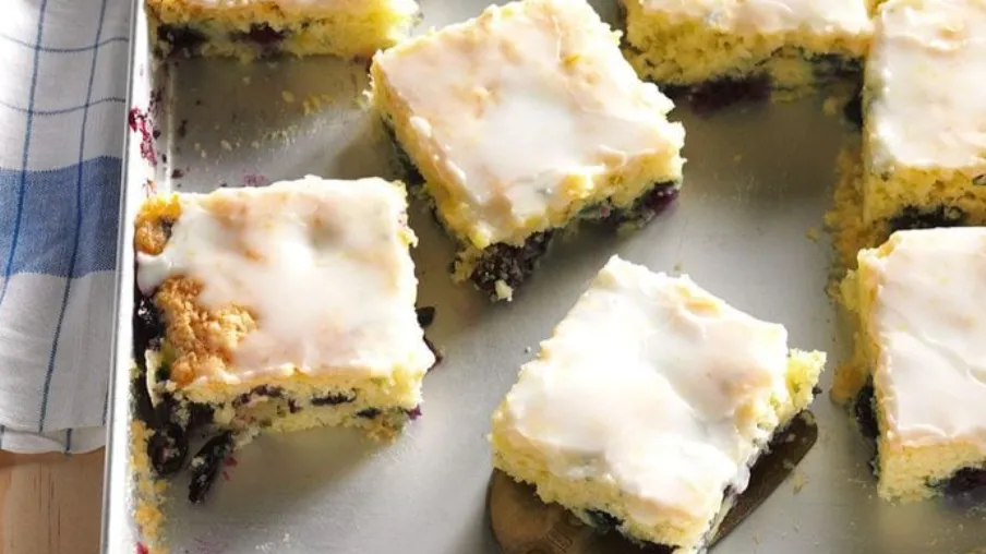 Blueberry Zucchini Squares