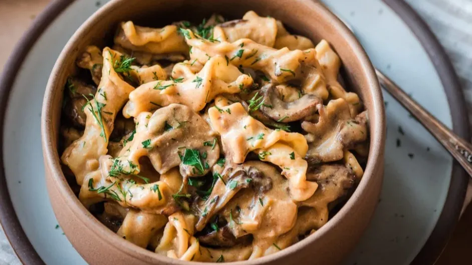 Vegan Stroganoff
