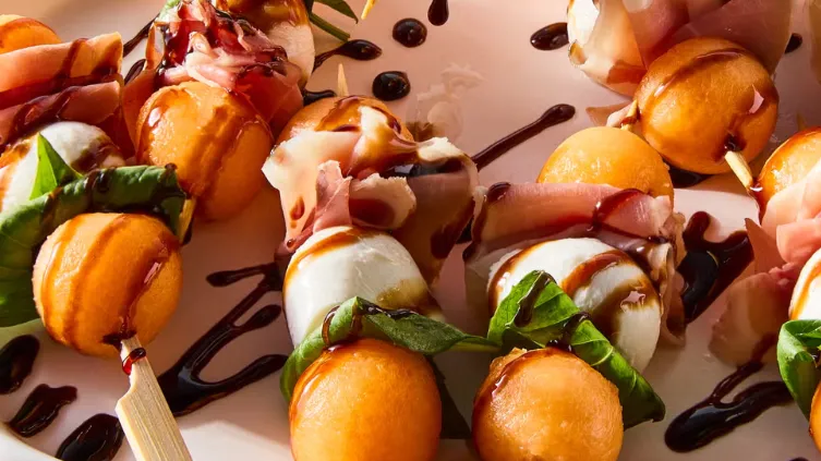 Prosciutto-Wrapped Melon Balls