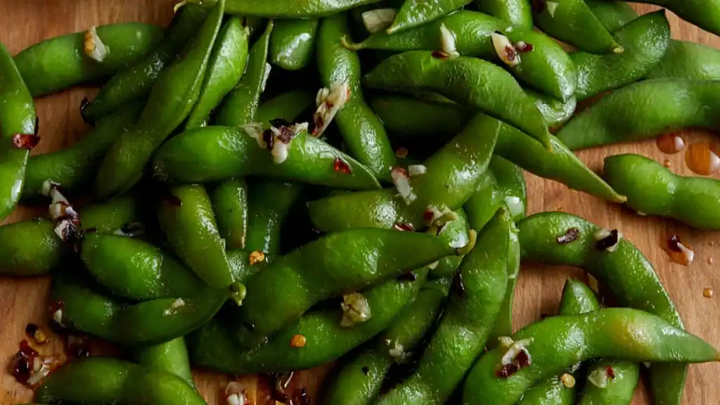 Sesame Garlic Edamame
