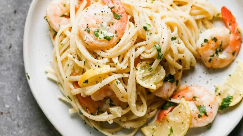 Delicious Shrimp Linguine
