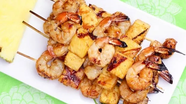 Pineapple Shrimp Skewers