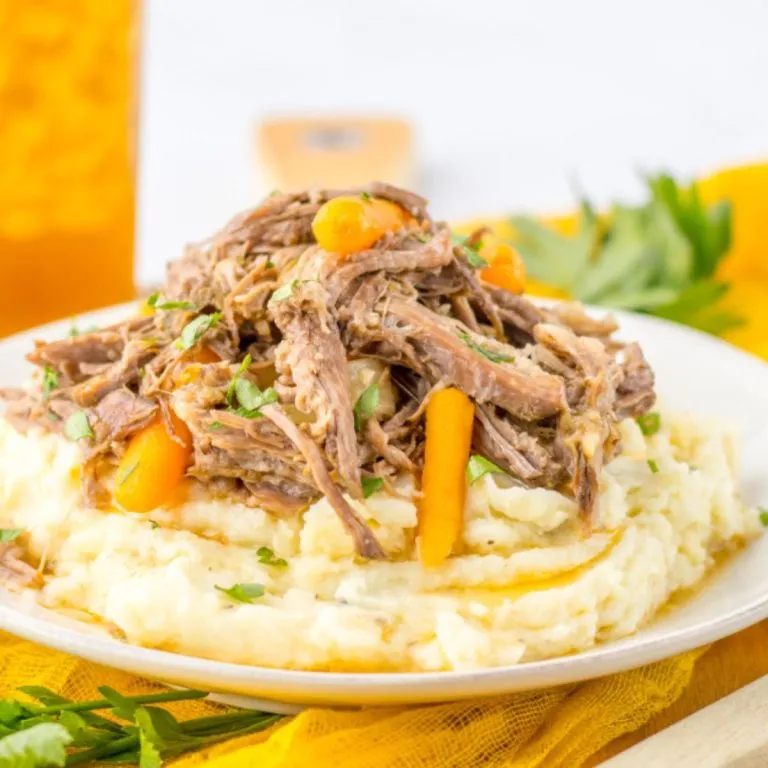 Slow Cooker Garlic Herb Pot Roast
