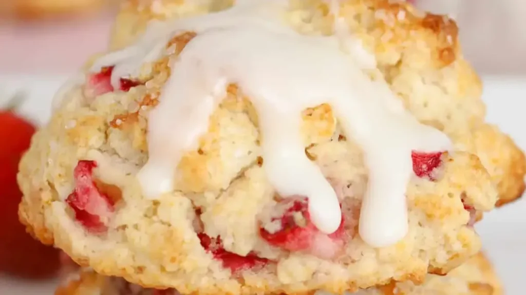 Sweet Strawberry Drop Biscuits