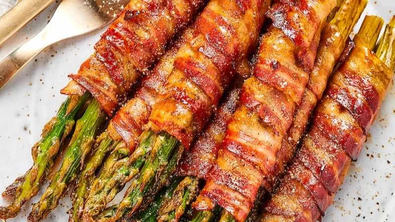 Bacon-Wrapped Asparagus Sticks