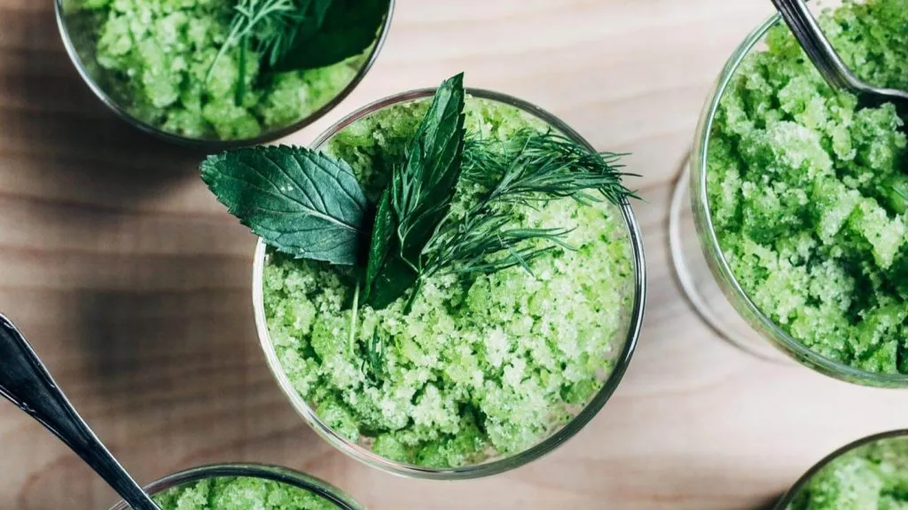 Cucumber Melon Granita