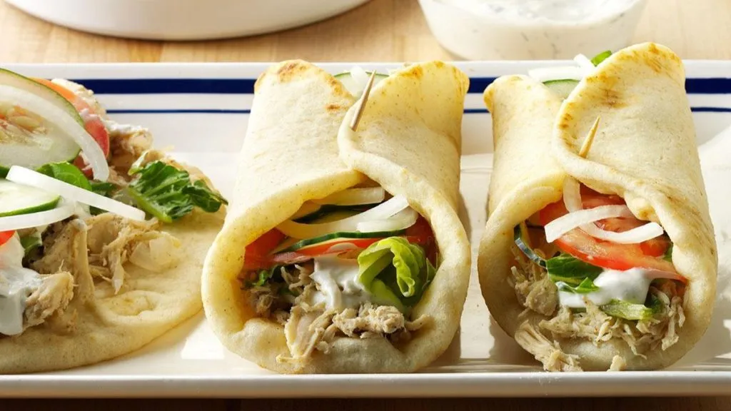 Mouthwatering Shredded Chicken Gyros