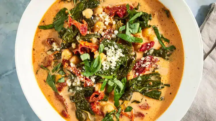 Marry Me Chickpea Soup with Kale