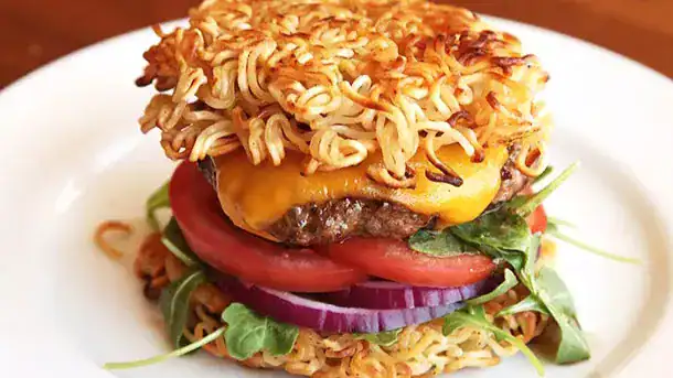 Ramen Noodle Burger Bun