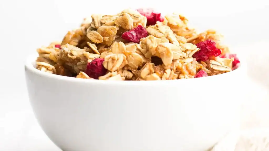 Raspberry Almond Granola