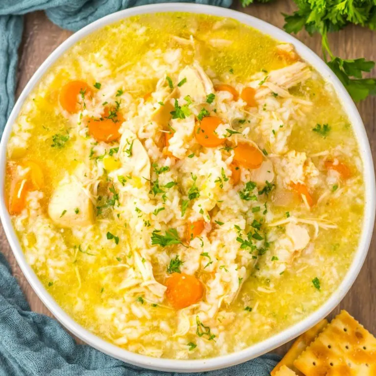Slow Cooker Chicken and Rice Soup