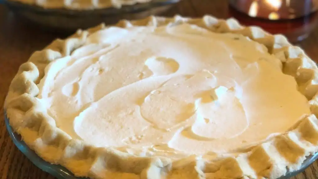 Calorie-Heavy Cream Pie