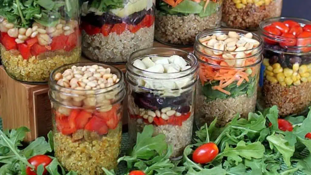 Satisfying Quinoa Salad Jar